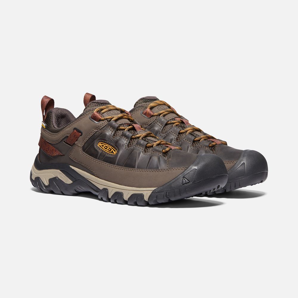 Zapatos de Seguridad Keen Mexico Marrom/Naranjas - Hombre Targhee Iii Waterproof - GB6035179